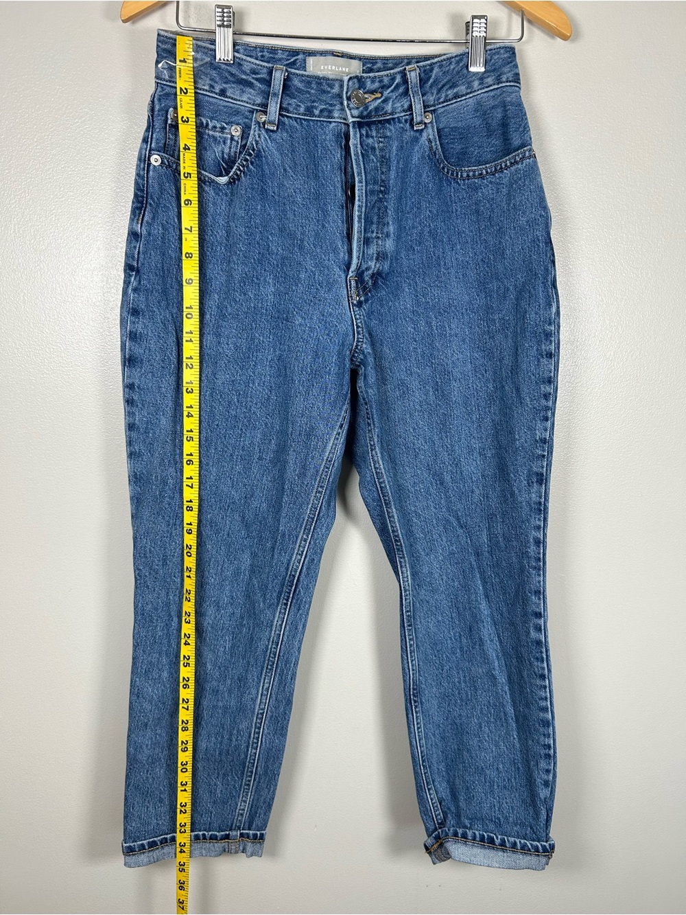 Everlane The Curvy '90s Cheeky Straight Crop Jeans 29 - Picture 12 of 14